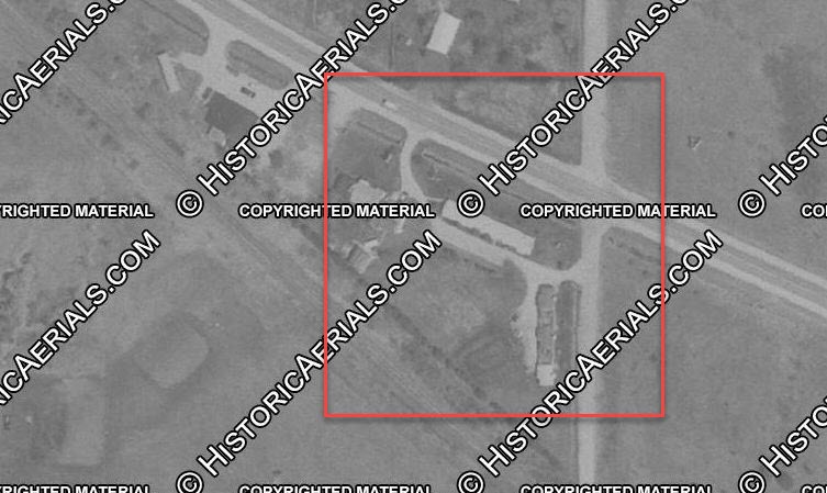 Town & Country Motel (Town and Country Motel) - 1977 Aerial (newer photo)